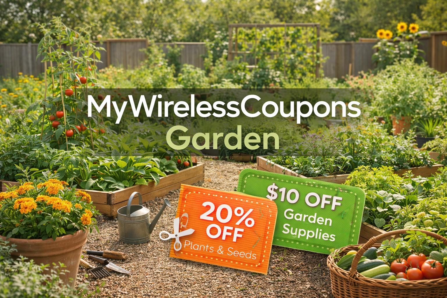 MyWirelessCoupons Garden: How Smart Gardeners Save Money While Growing Beautiful Outdoor Spaces